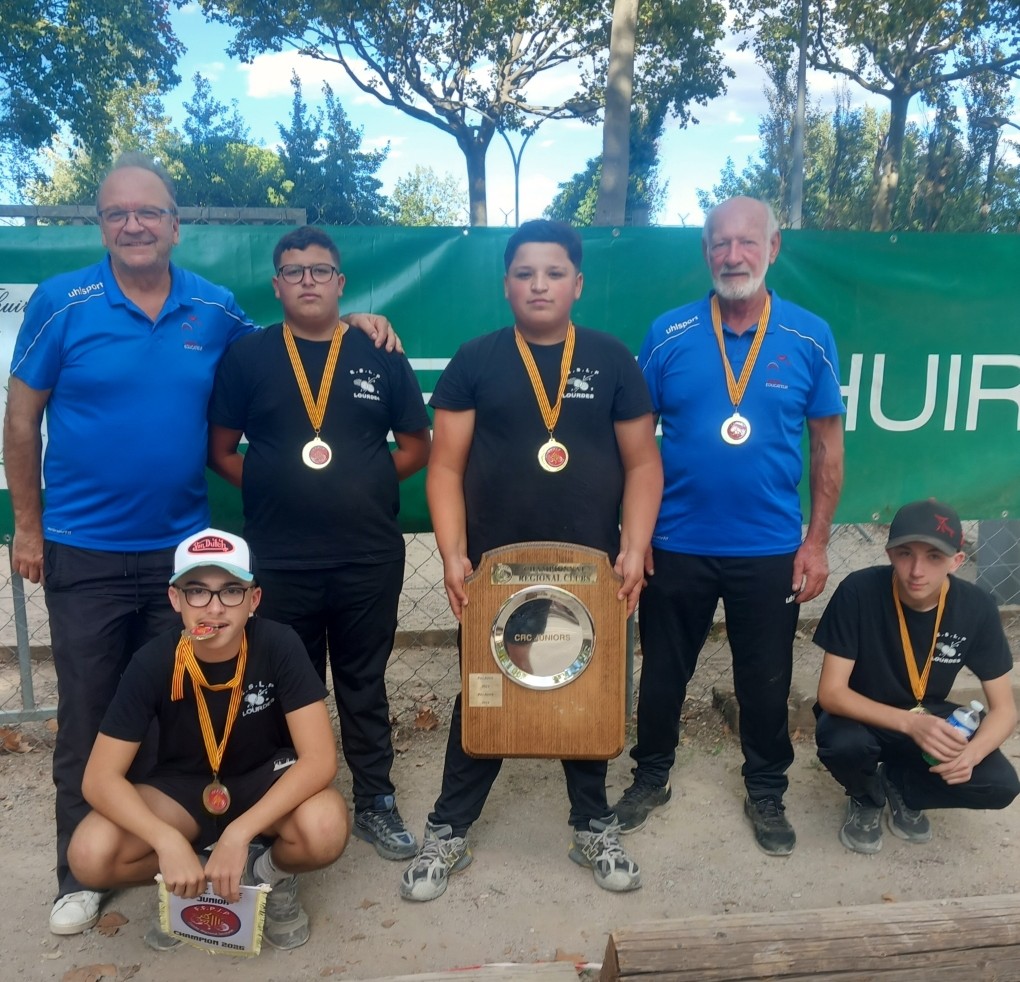 Equipe championne junior TCB LOURDES