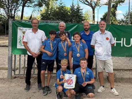 Equipe minime CAHORS 46 Vice champion