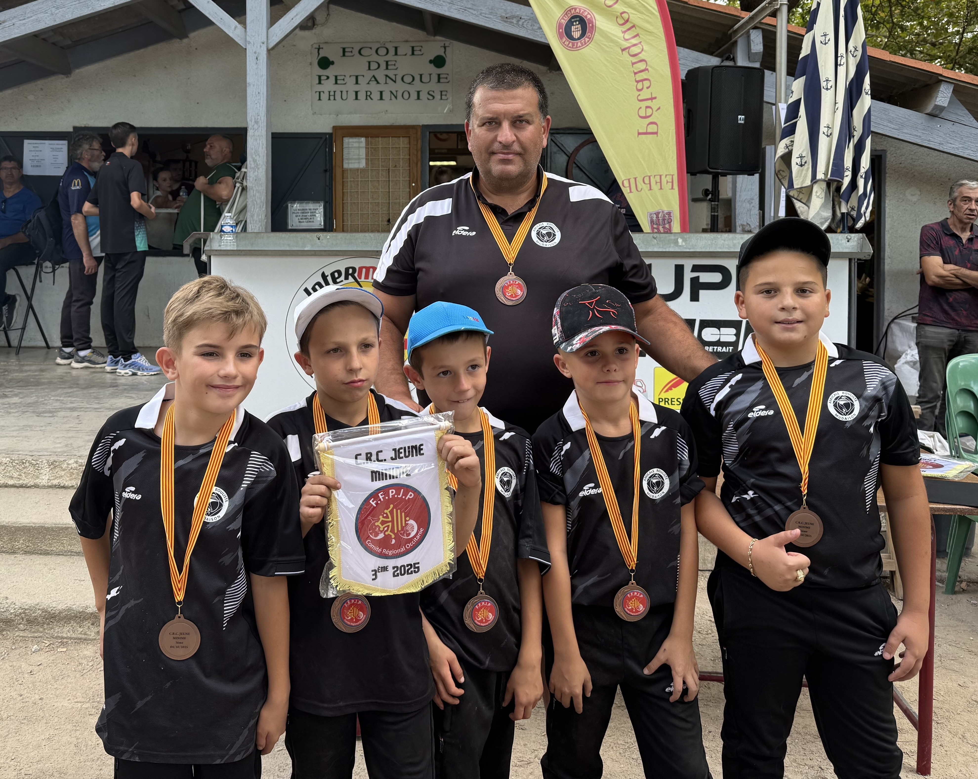 Equipe minime MUDAISON 34 3me place et qualifi pour le france