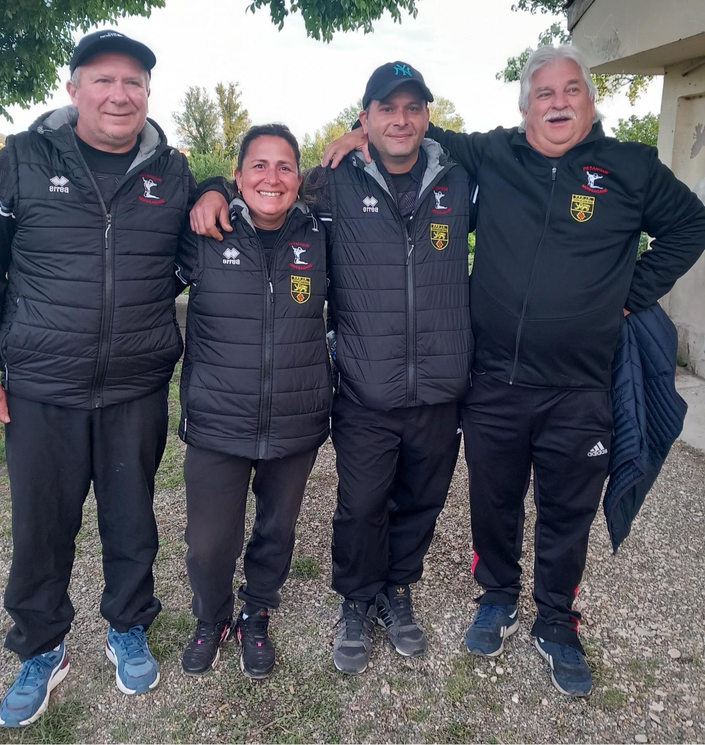 5 vice champions triplette mixte