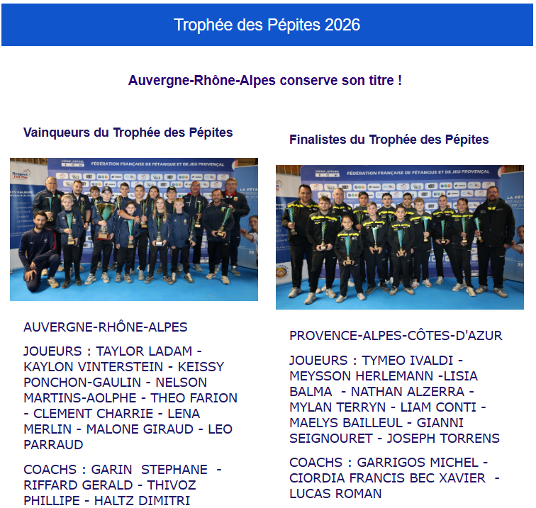 trophe des ppites 2026